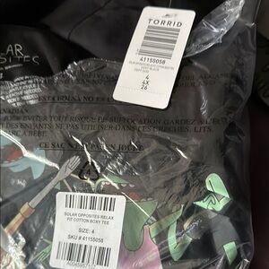 Torrid Solar Opposites Relax Fit Cotton Boxy Tee